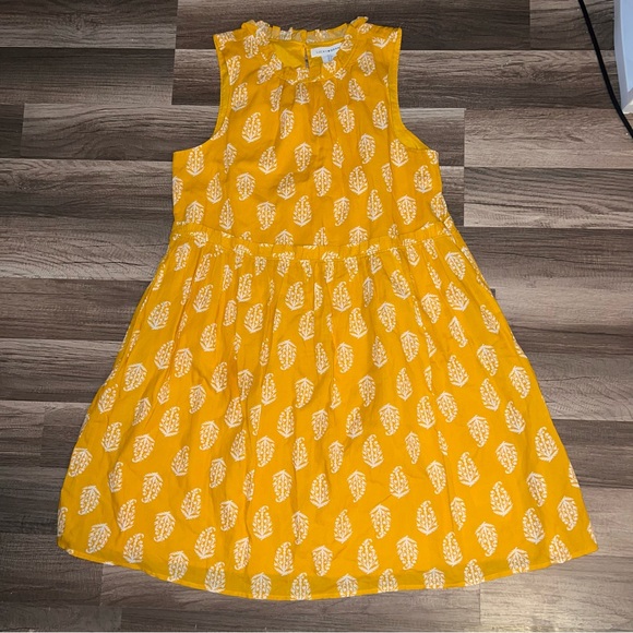 Lucky Brand Dresses & Skirts - Lucky Brand Women’s Yellow Boho Printed Summer Sun Tea Dress Cocktail Dress